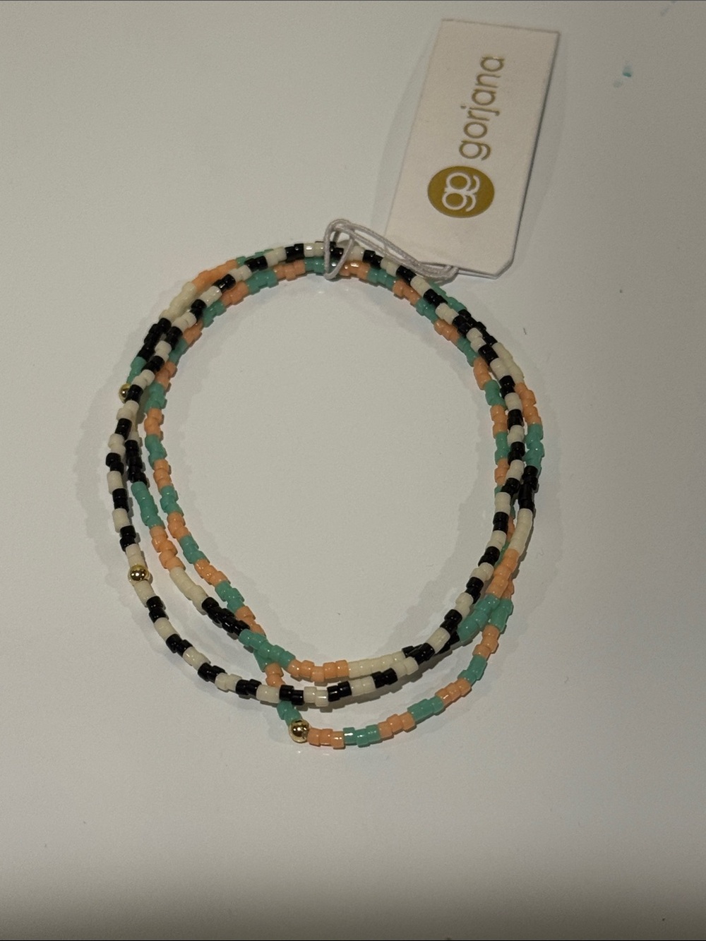 NWT gorjana set of 3 stripe bracelets.